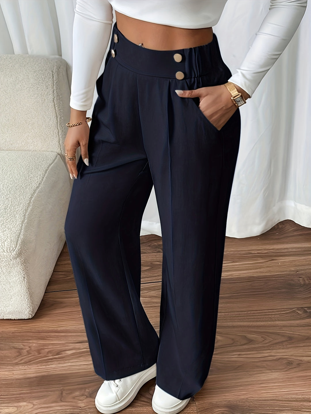 Amelia | Tailored Straight-Leg Trousers
