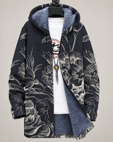 Beckett | Botanical Sketch Hooded Jacket