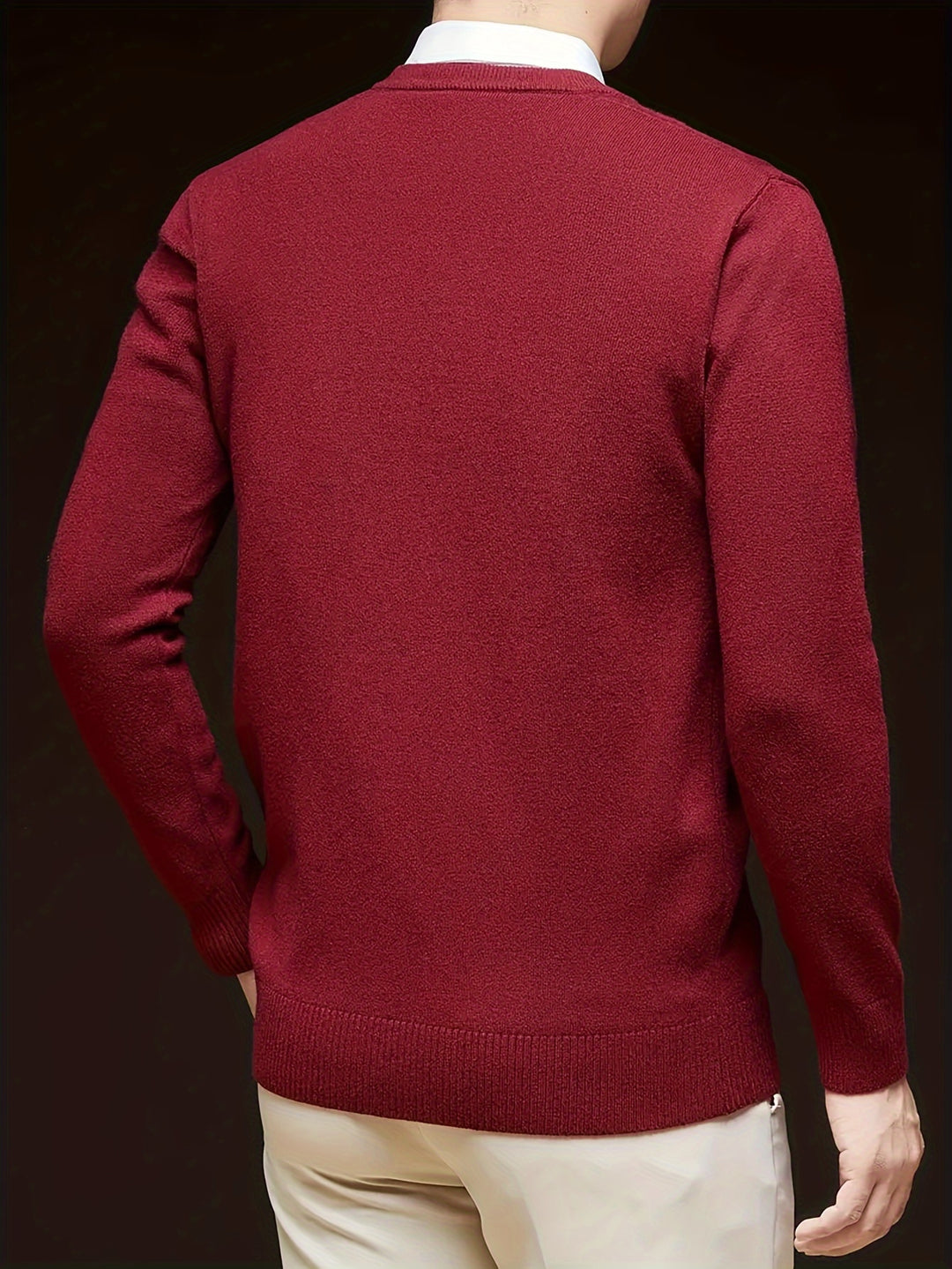 Lincoln | Refined V-Neck Jumper