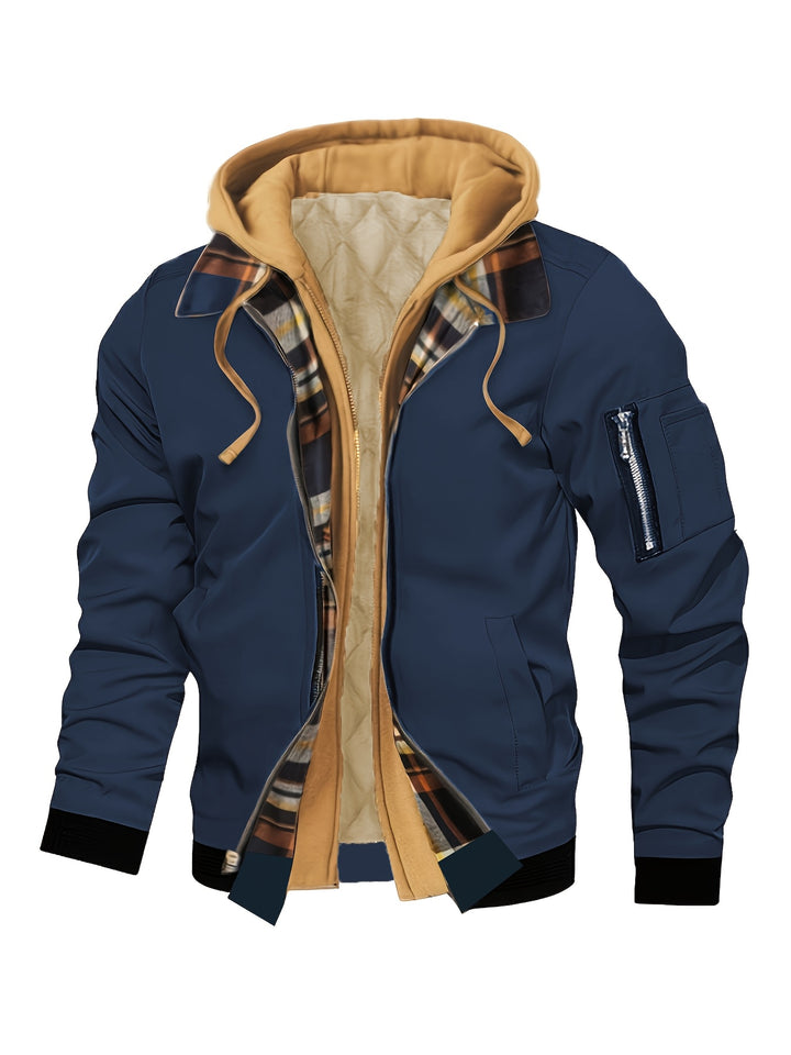 Everett | Insulated Hooded Zip Jacket