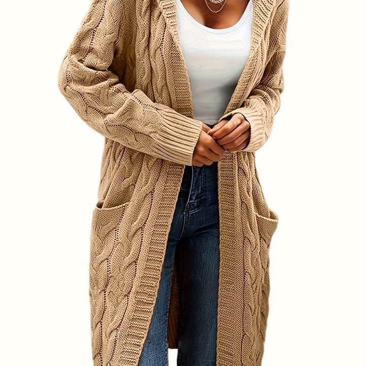 Rosanna | Longline Cable-Knit Cardigan