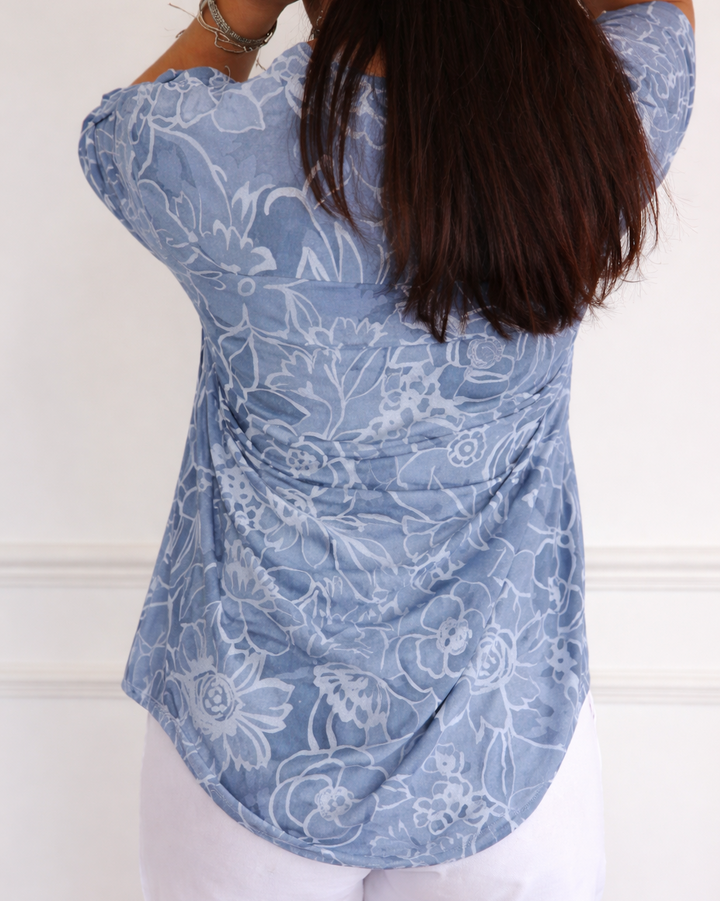 Marlowe | Refined Print Blouse with Pocket