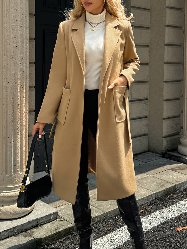 Catherine | Belted Longline Coat