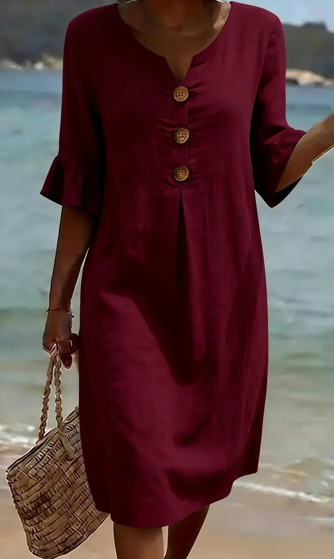 Rosemary | Relaxed Button-Front Dress