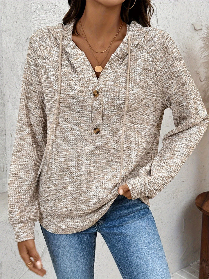 Brynn | Button-Up Hooded Sweatshirt