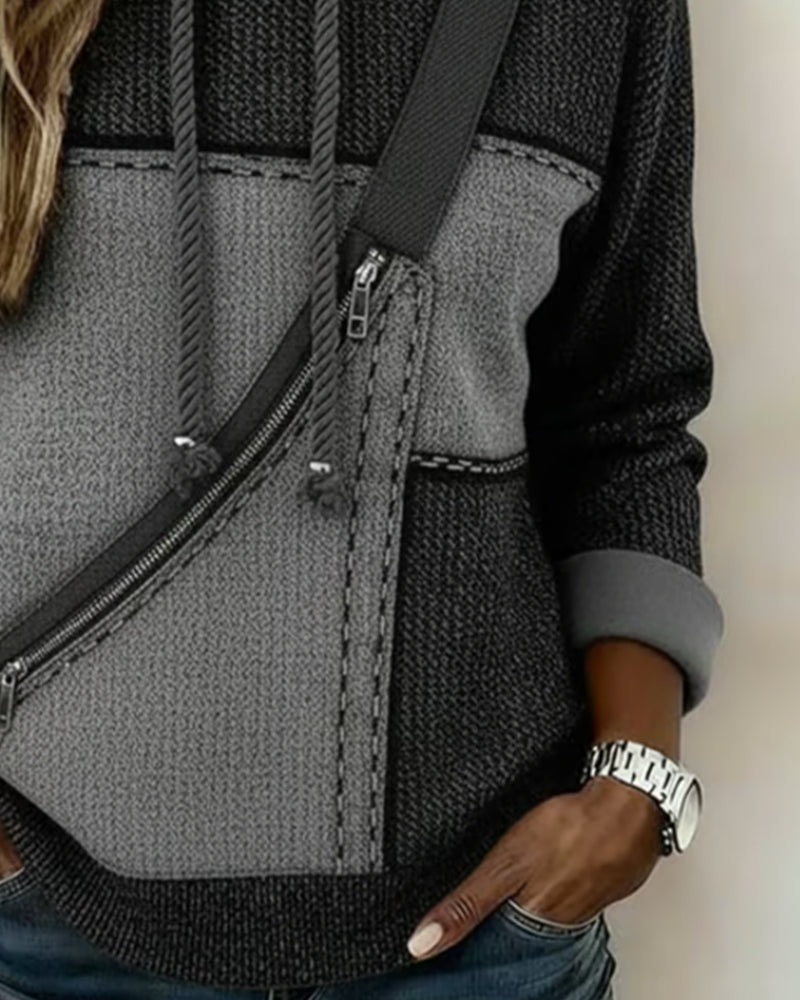 Beatrice | Cosy Colour-Block Hoodie