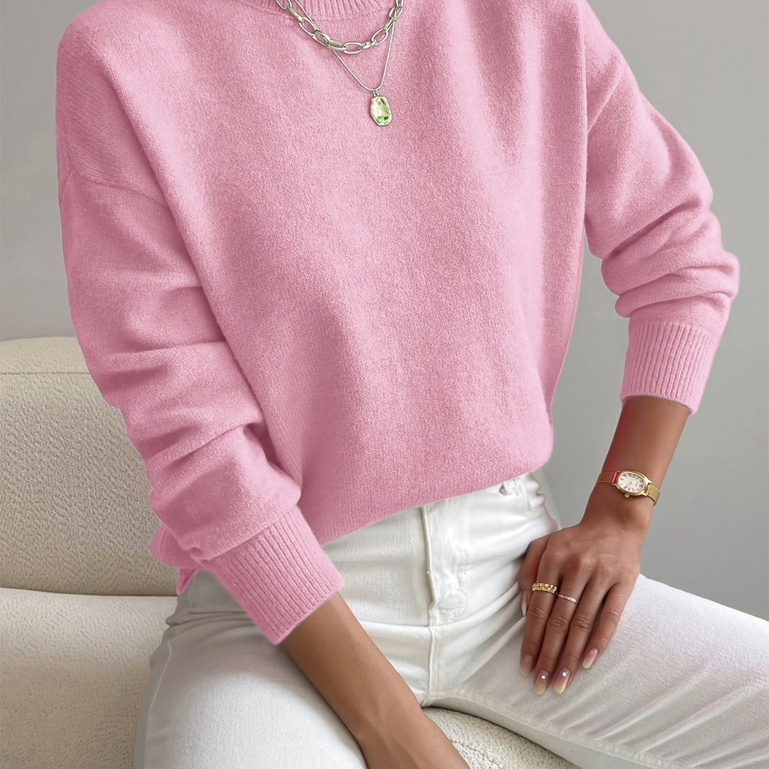 Sloane | Relaxed Mock Neck Jumper