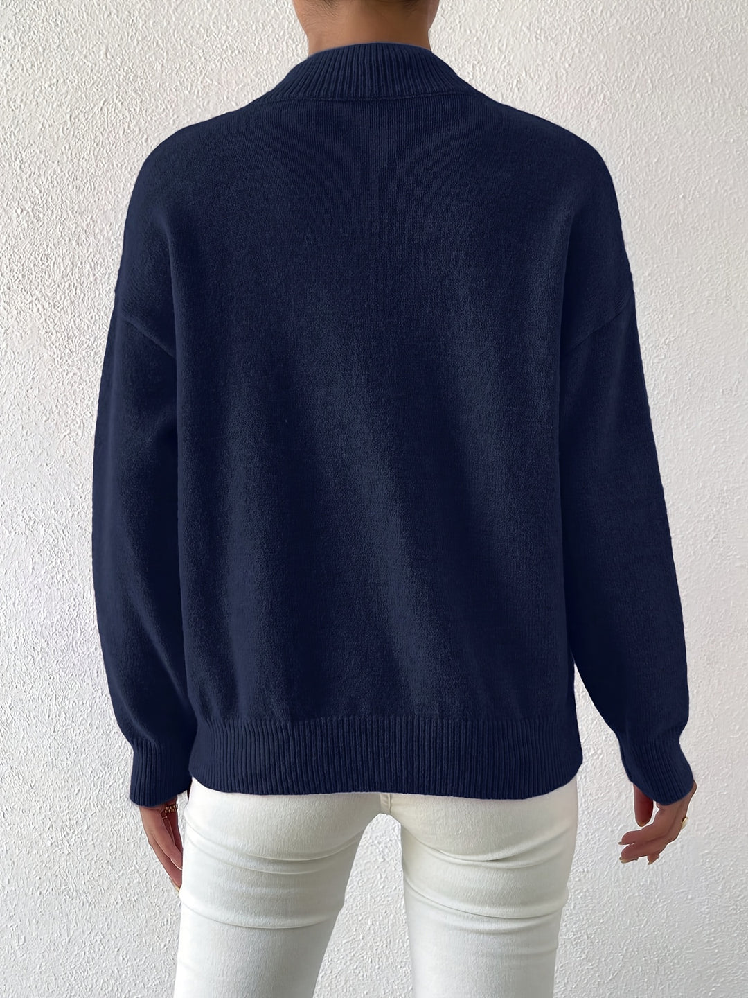 Sloane | Relaxed Mock Neck Jumper