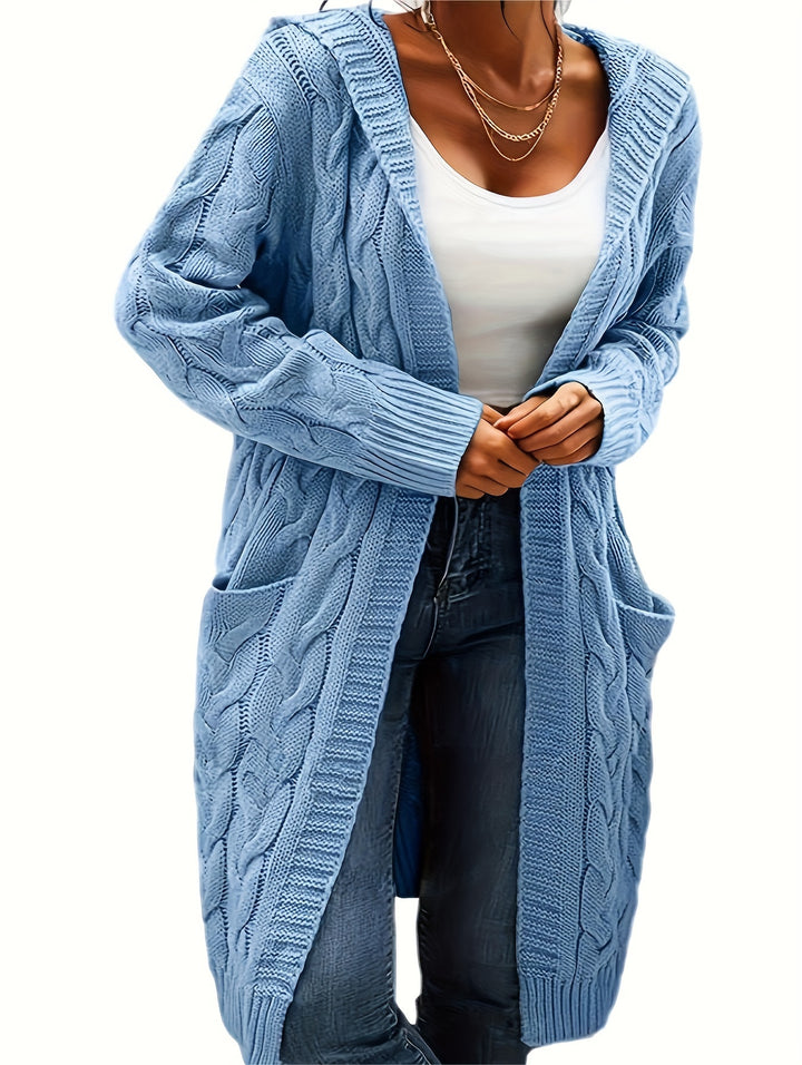Rosanna | Longline Cable-Knit Cardigan