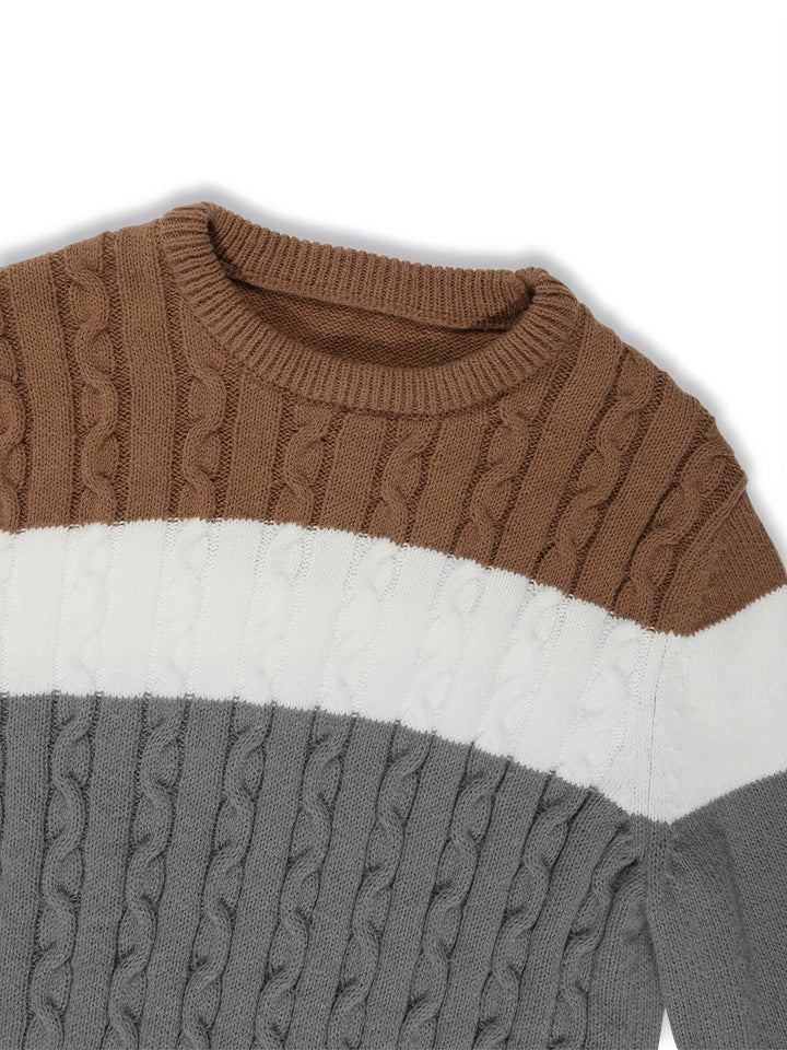 Malcolm | Classic Cable-Knit Jumper