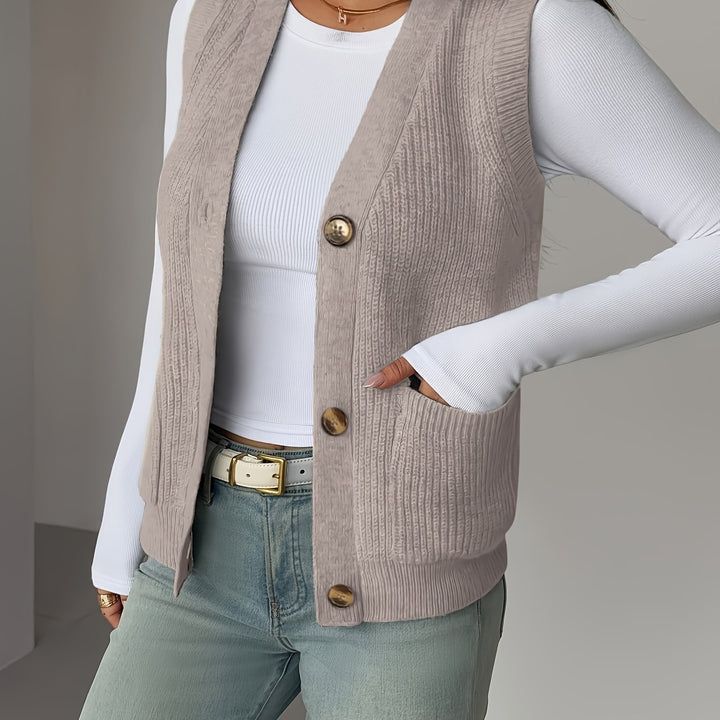 Annette | Button-Front Waistcoat