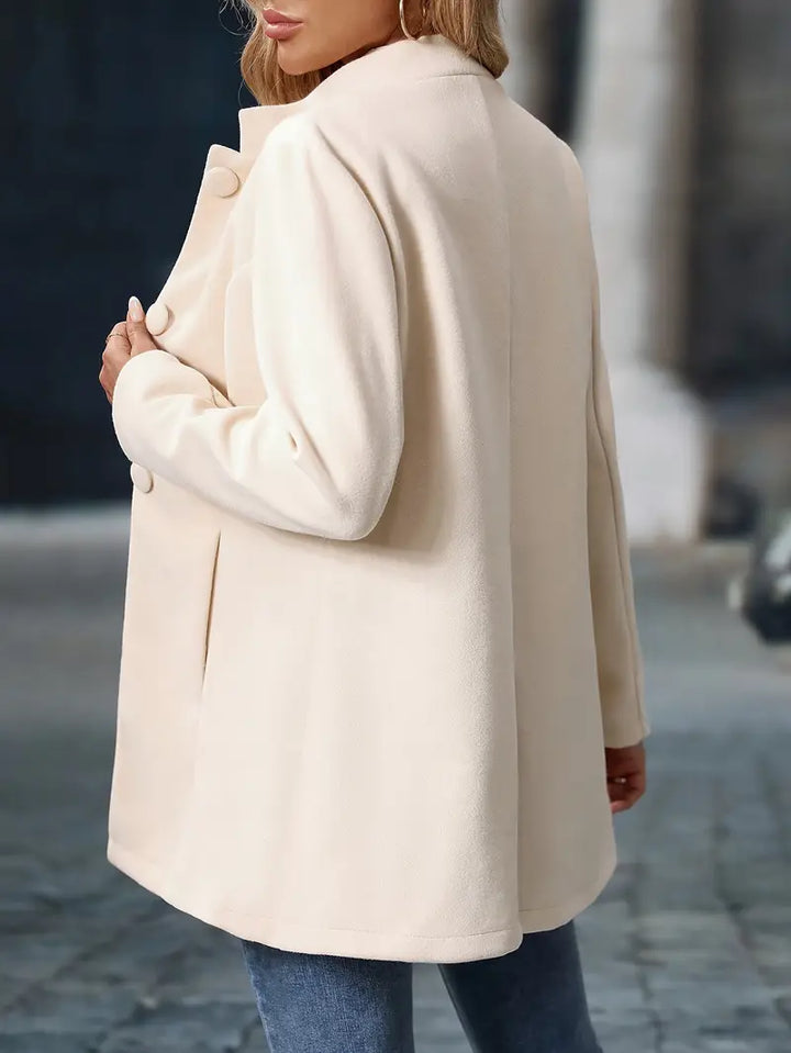 Florence | Elegant Stand-Collar Coat