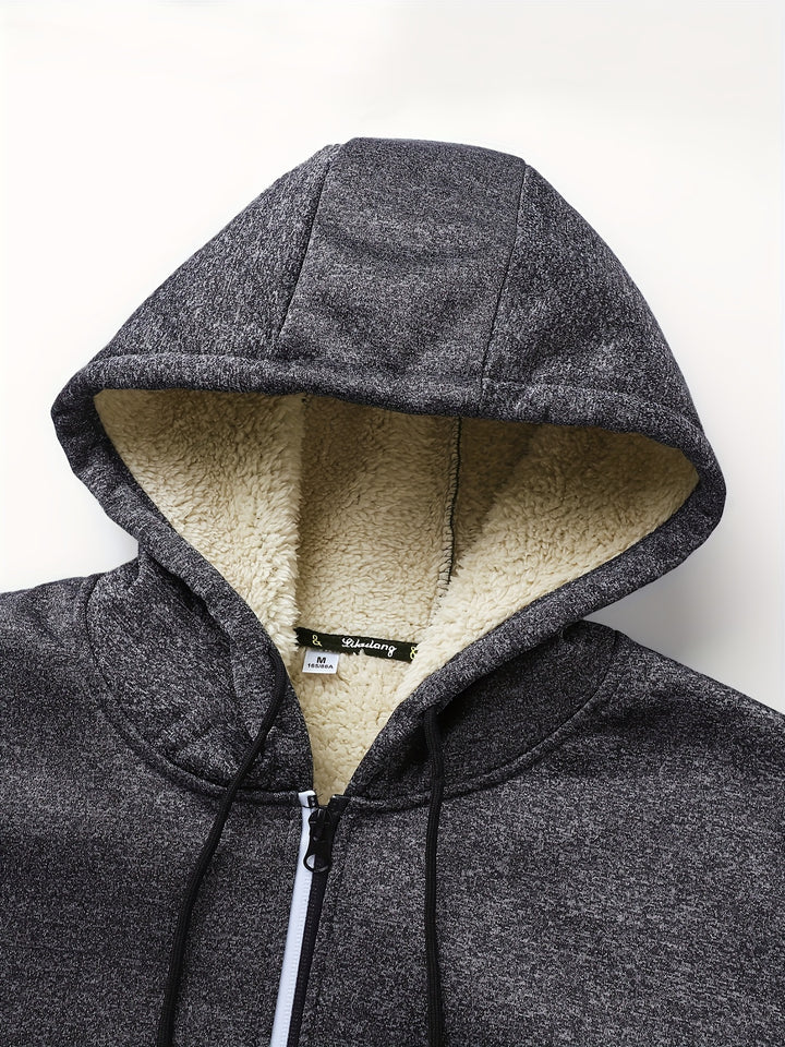 Leonard | Cosy Hooded Zip-Up Jacket