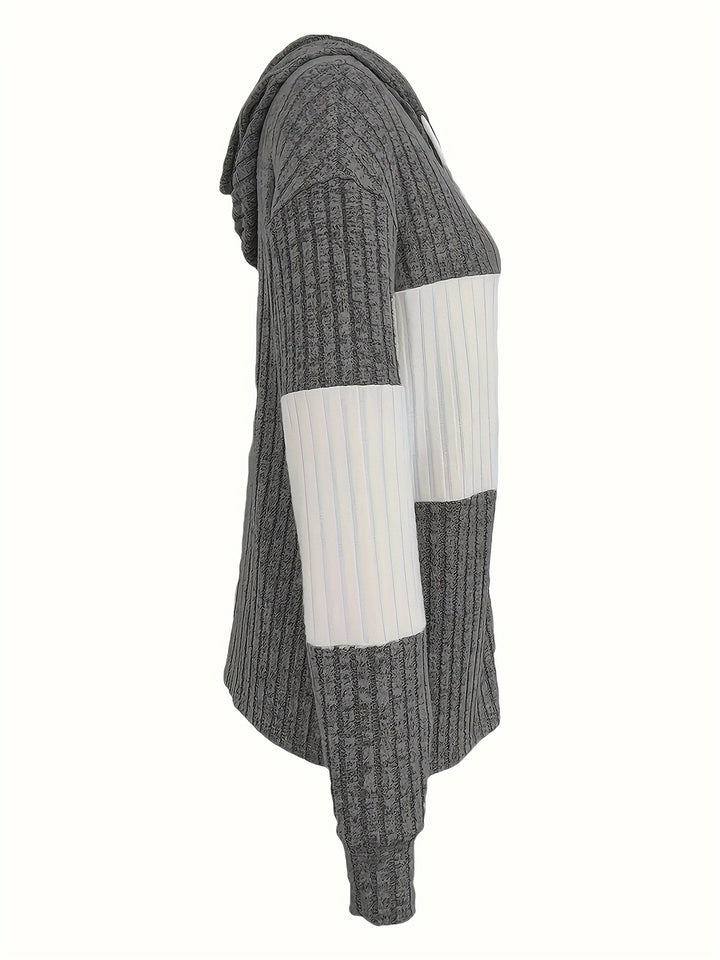 Lydia | Colour Block Hooded Jacket