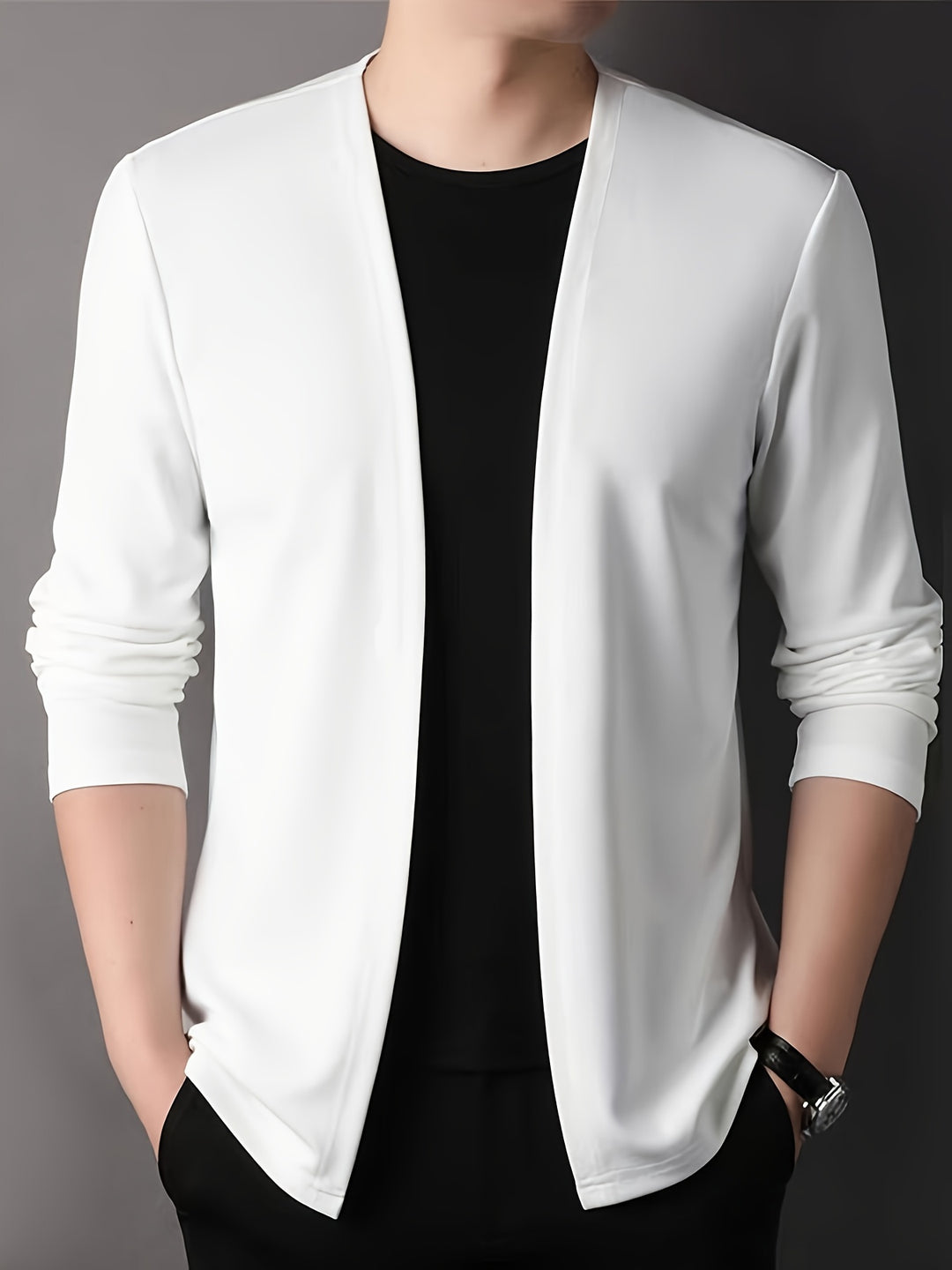 Nathan | Open-Front Lightweight Cardigan