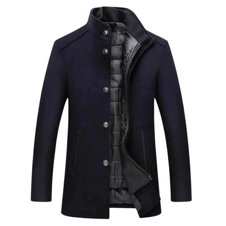 Reginald | Refined Stand-Collar Coat