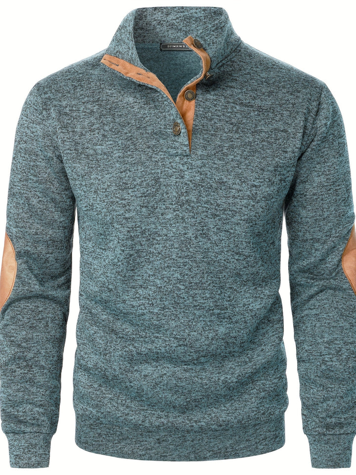 Wesson | Refined Button-Collar Pullover