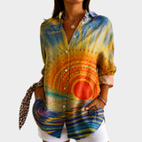 Tessa | Artful Sunrise Blouse