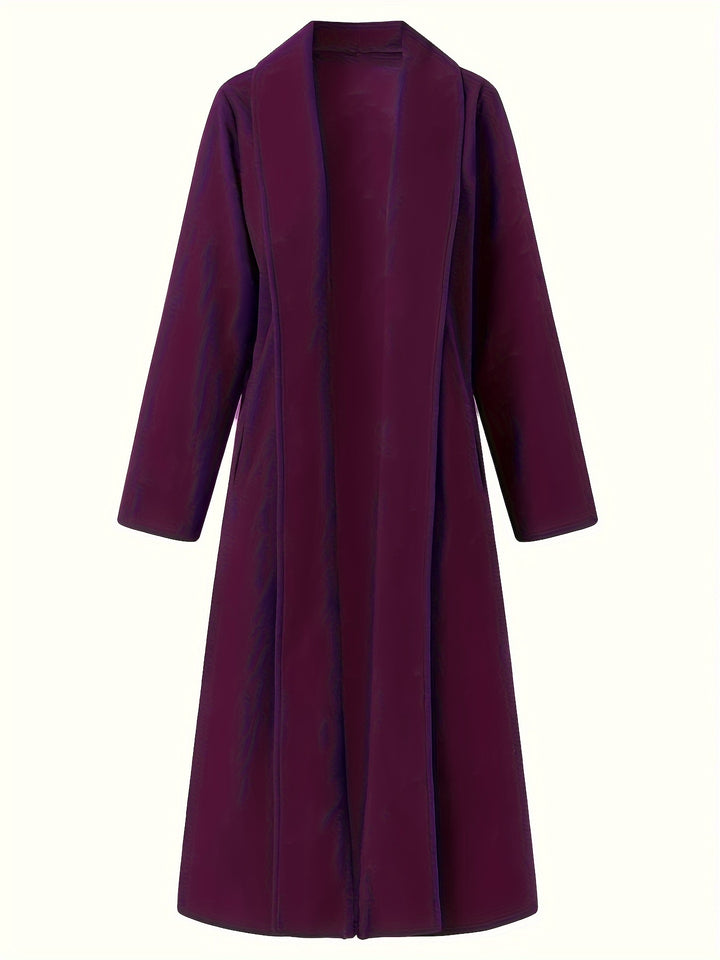 Clarissa | Longline Draped Coat