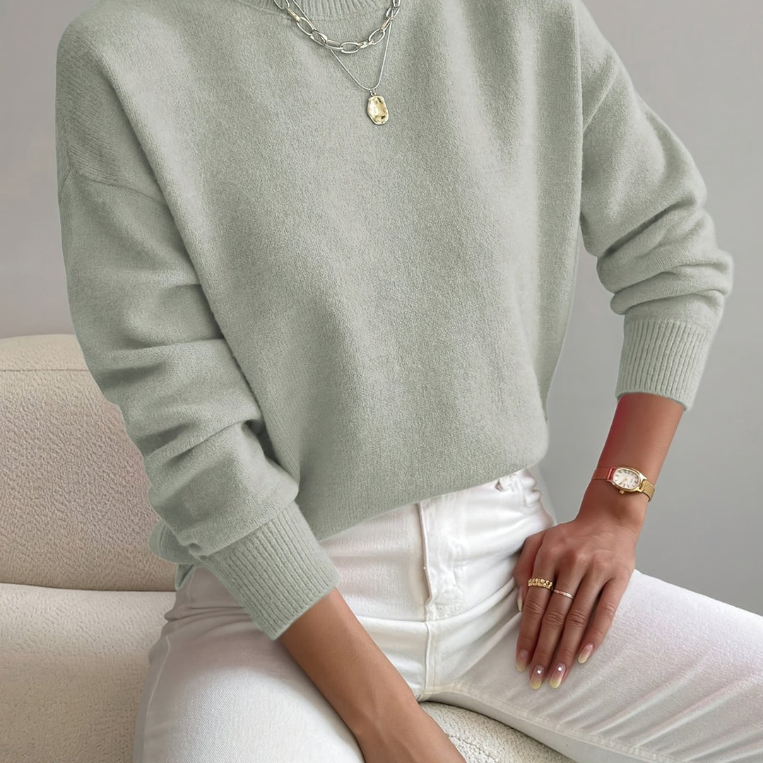 Sloane | Relaxed Mock Neck Jumper