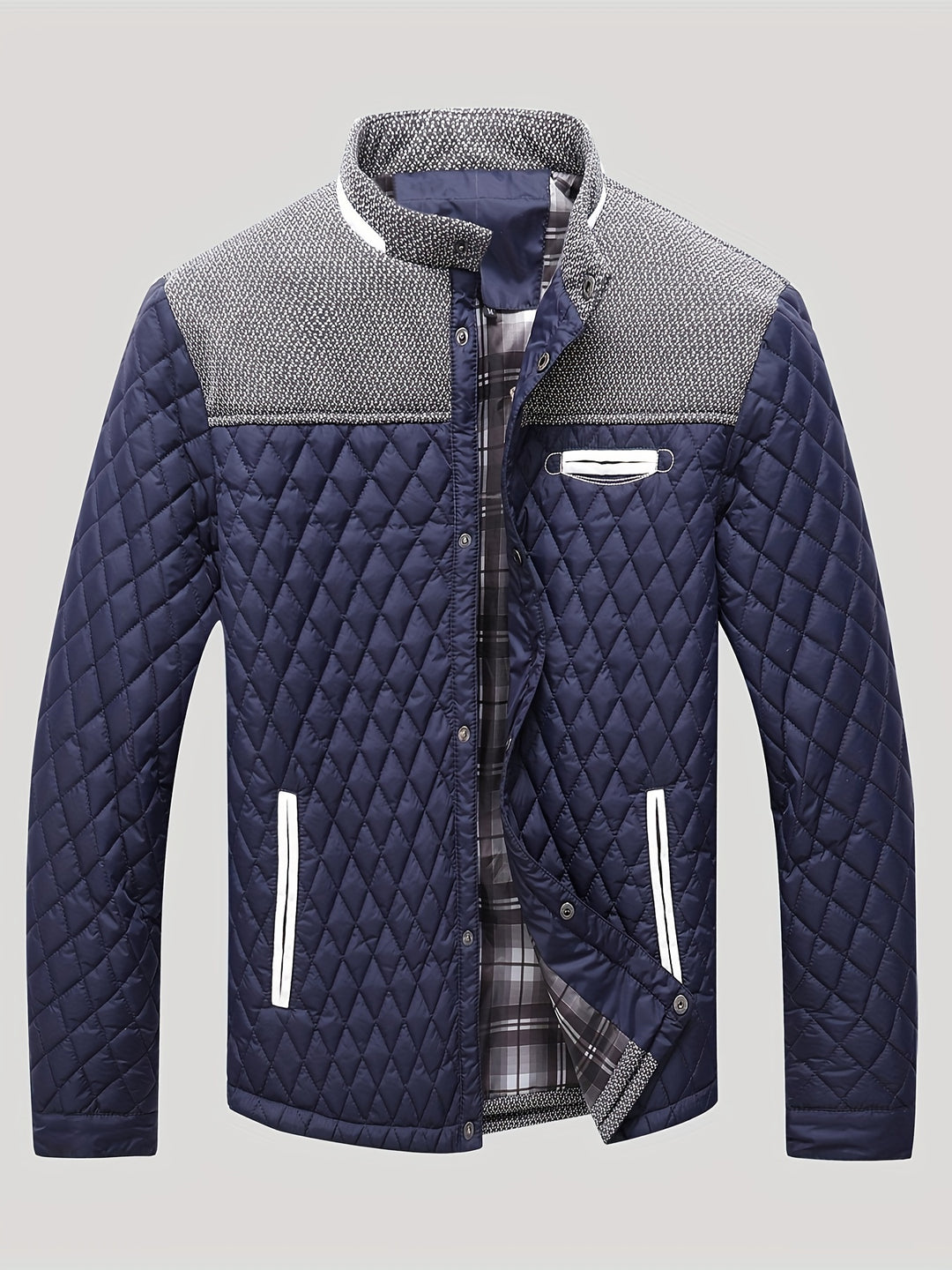 Sebastian | Quilted Stand-Collar Jacket