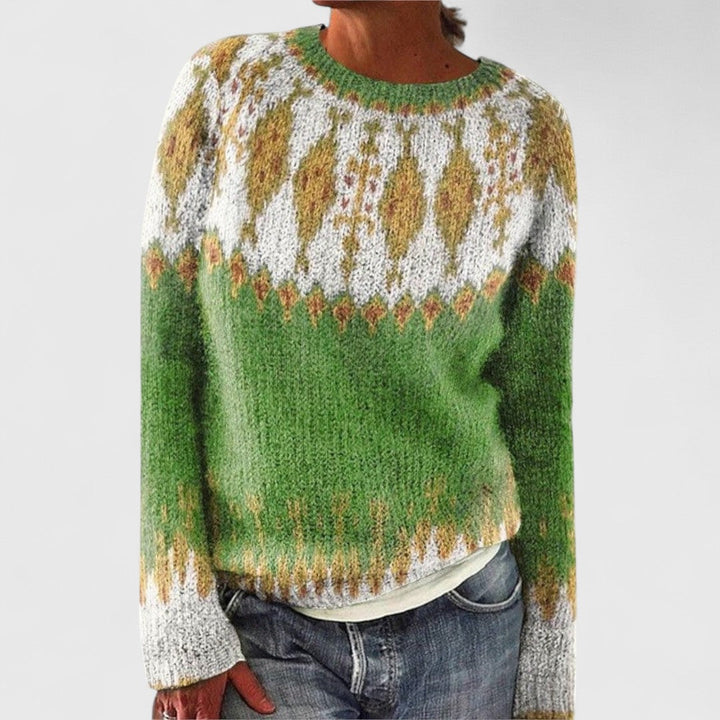 Ophelia | Patterned Knit Sweater