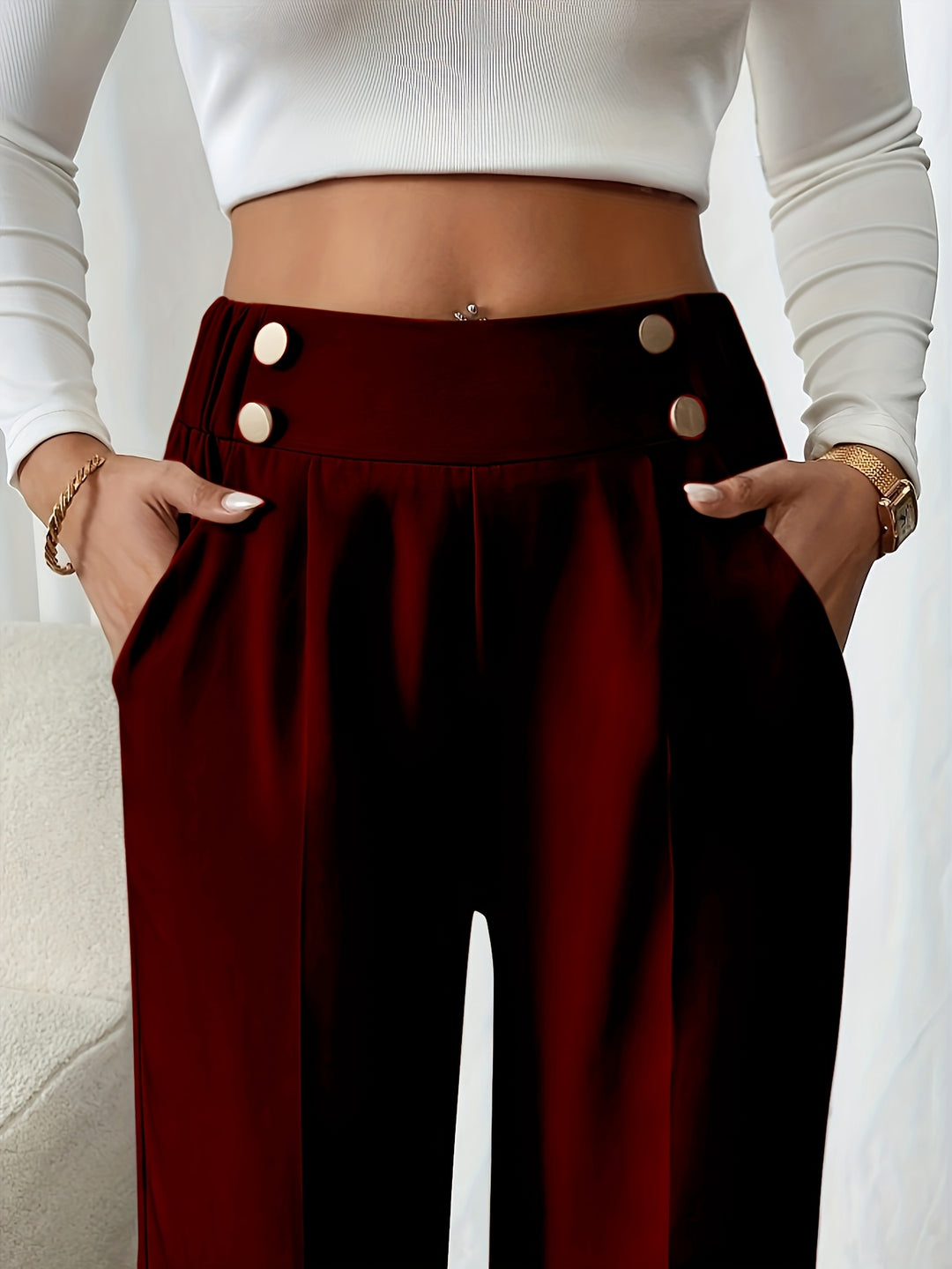 Amelia | Tailored Straight-Leg Trousers