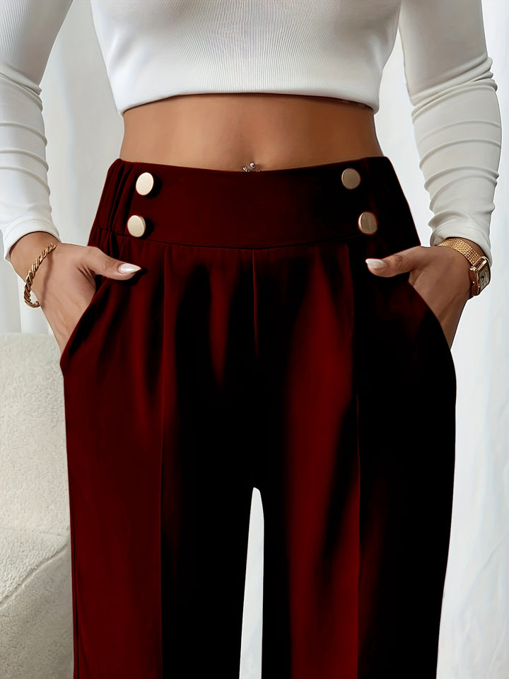 Amelia | Tailored Straight-Leg Trousers