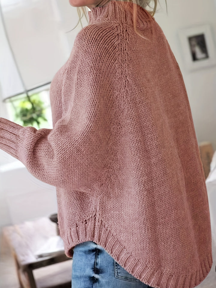 Gretchen | Cable-Knit High-Neck Sweater