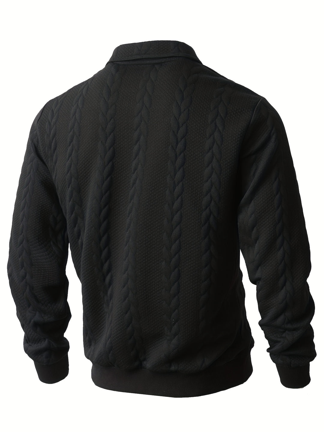 Harvey | Textured Half-Zip Pullover
