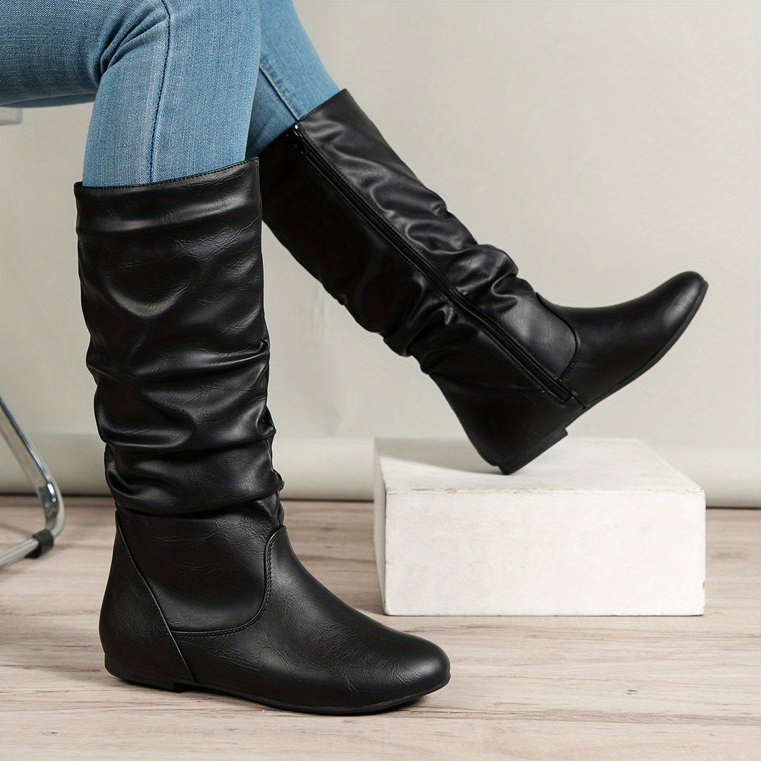 Felicity | Slouch Mid-Calf Boots