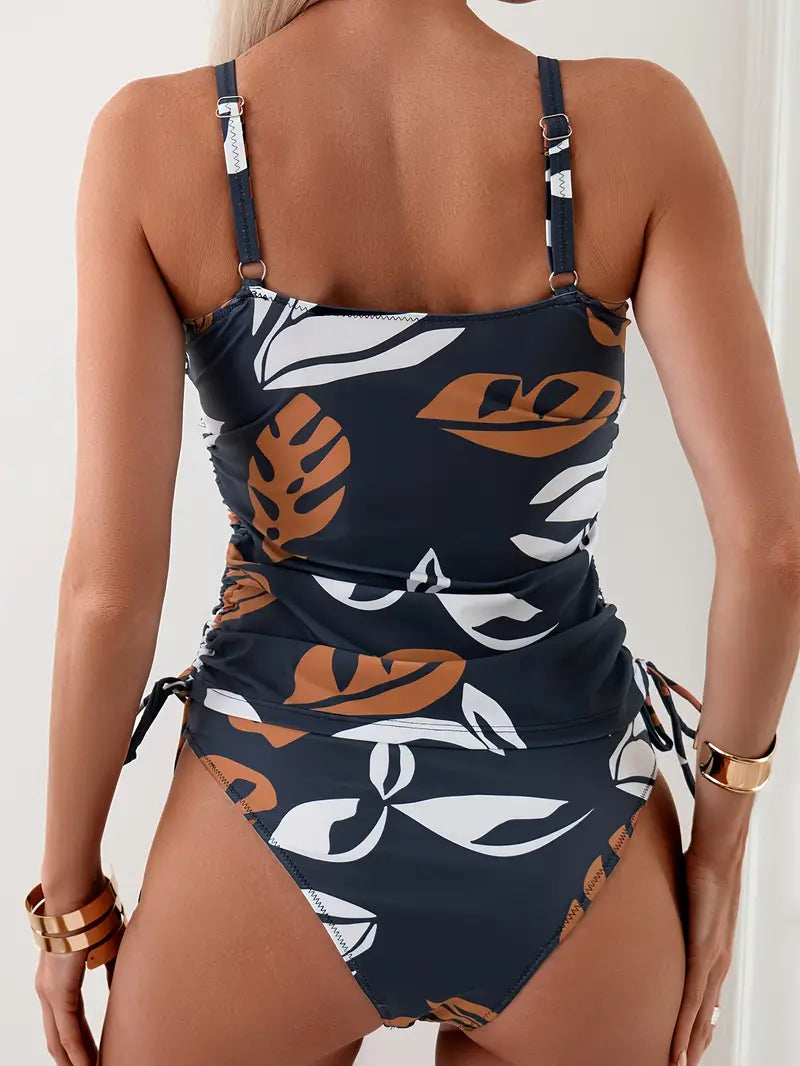 Marina | Elegant Printed Tankini