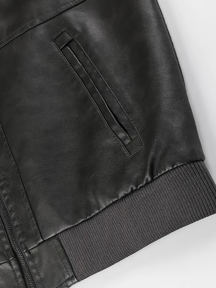 Grayson | Hooded Moto Jacket