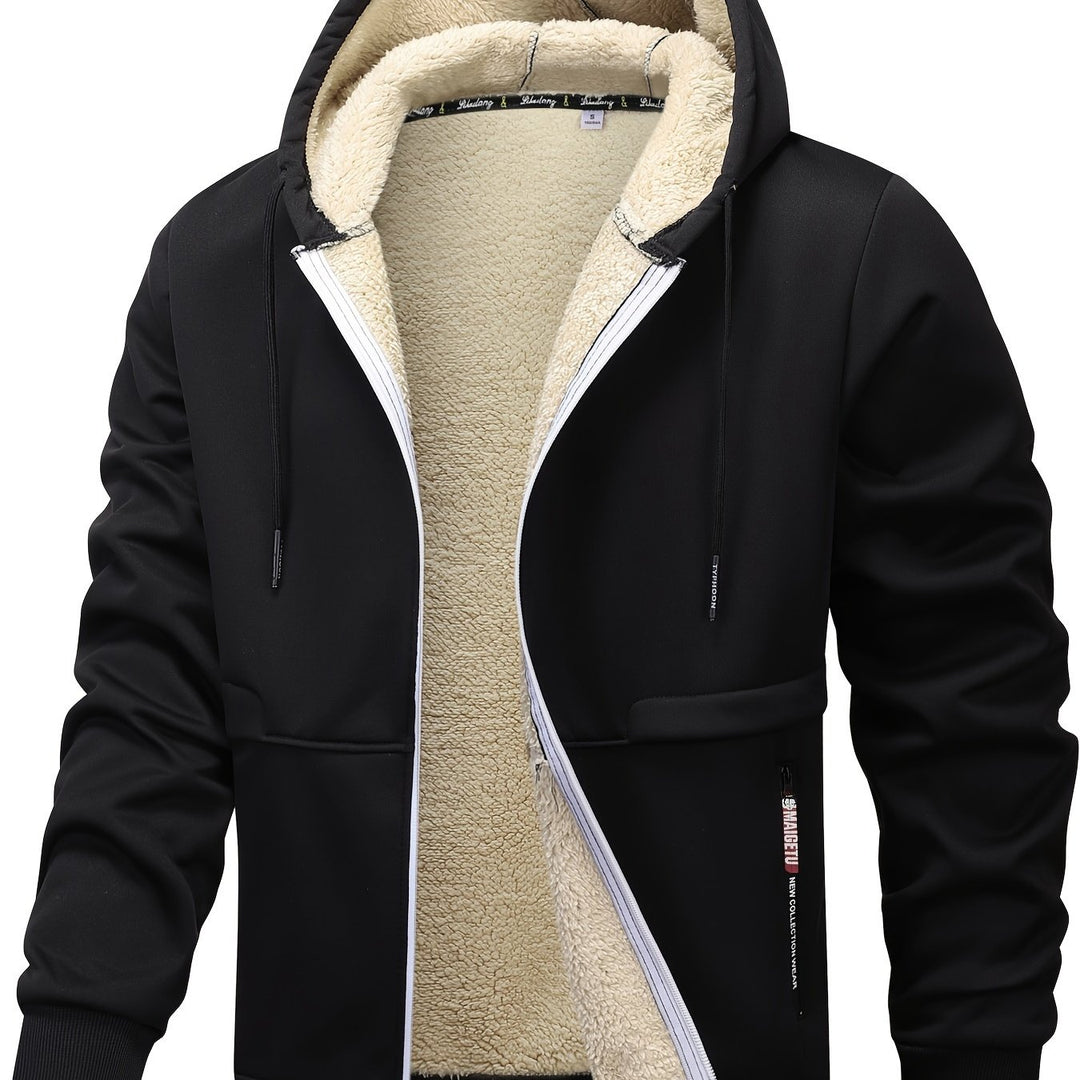 Leonard | Cosy Hooded Zip-Up Jacket