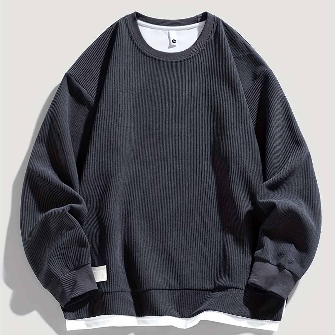 Dawson | Layered Crewneck Sweatshirt