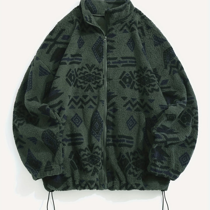 Noelle | Patterned Zip-Up Jacket