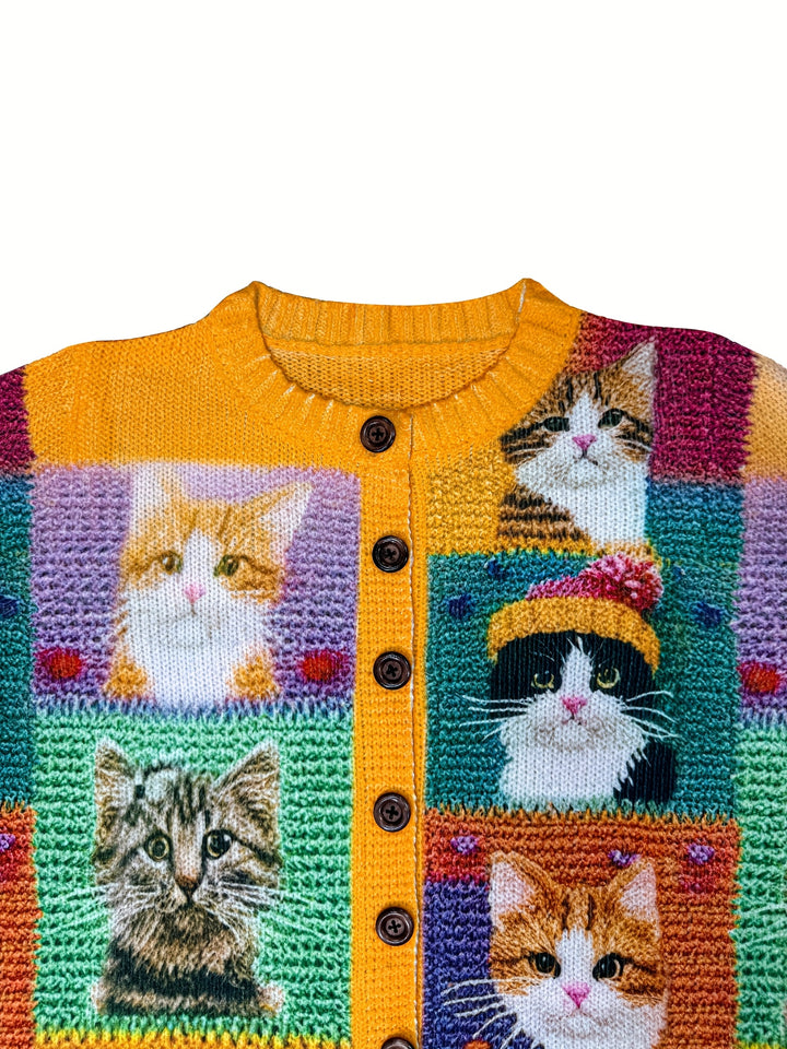 Bernadette | Whimsical Button-Front Cardigan