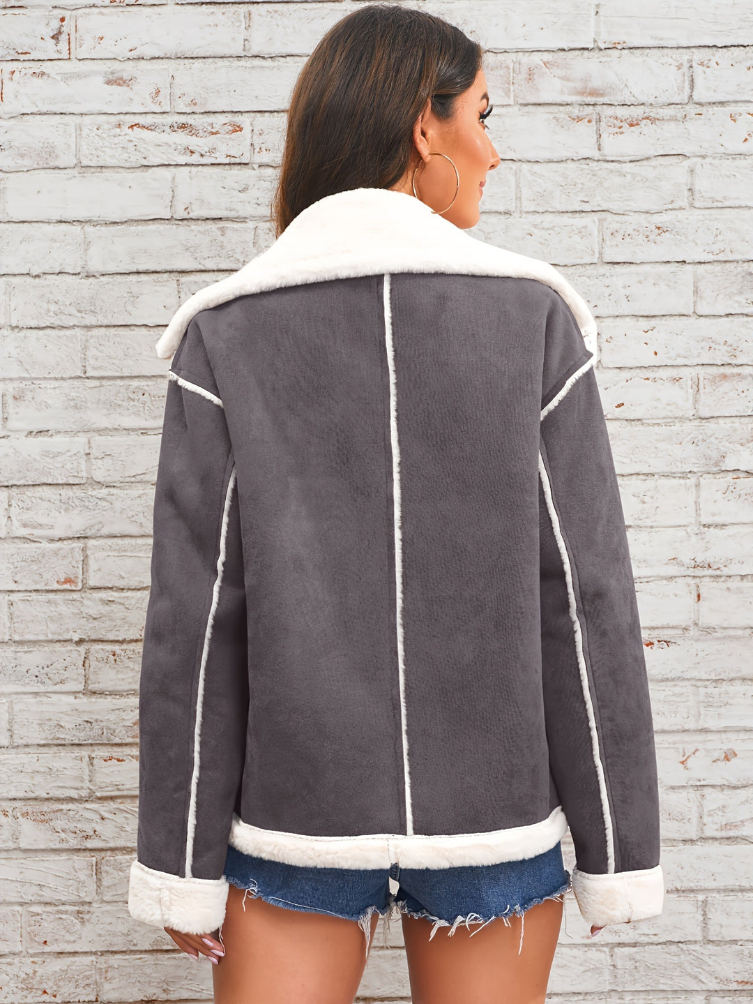 Cordelia | Cosy Shearling-Trim Jacket