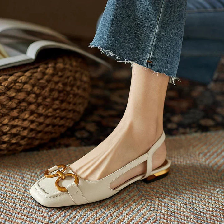 Camellia | Elegant Buckle Slingbacks