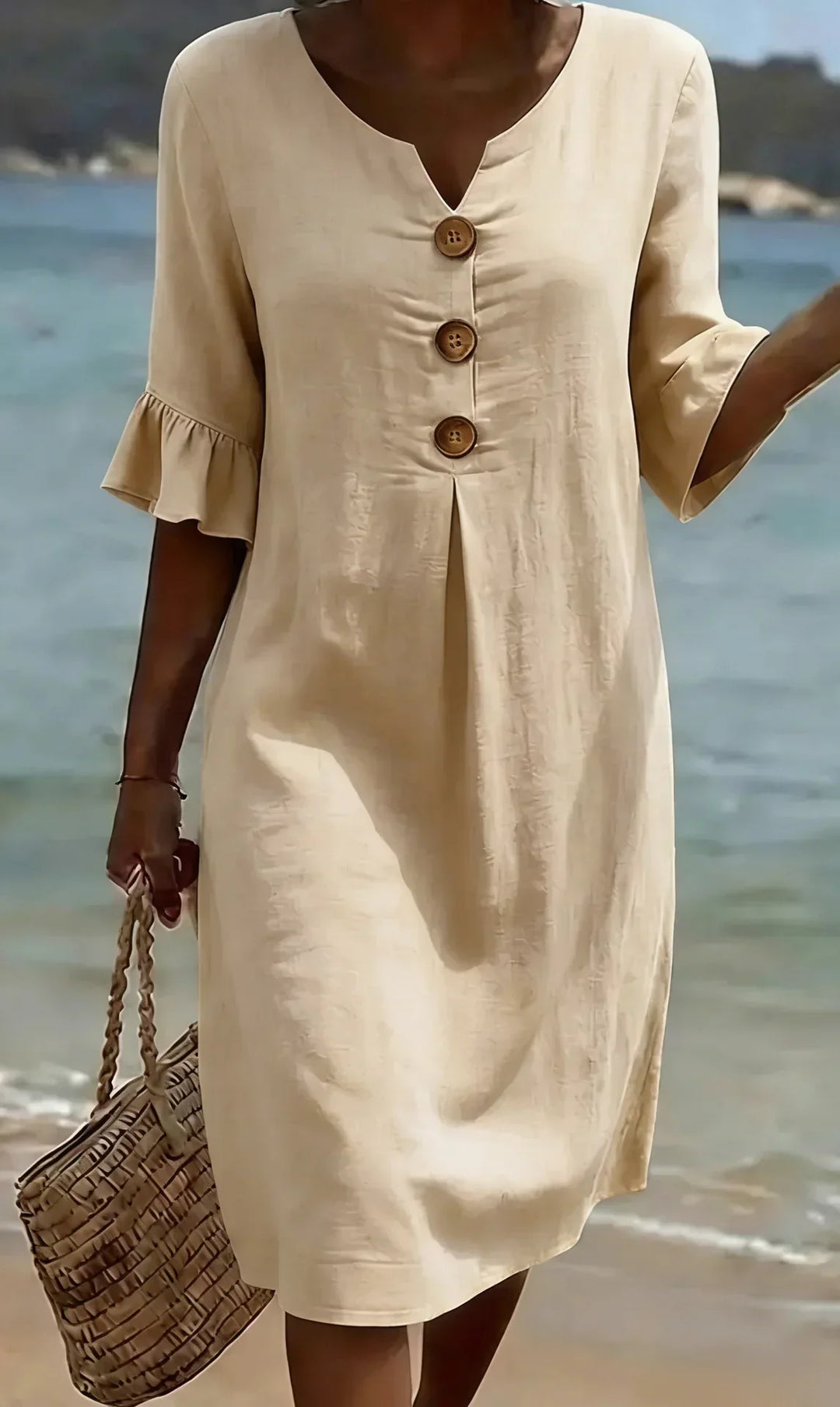 Rosemary | Relaxed Button-Front Dress