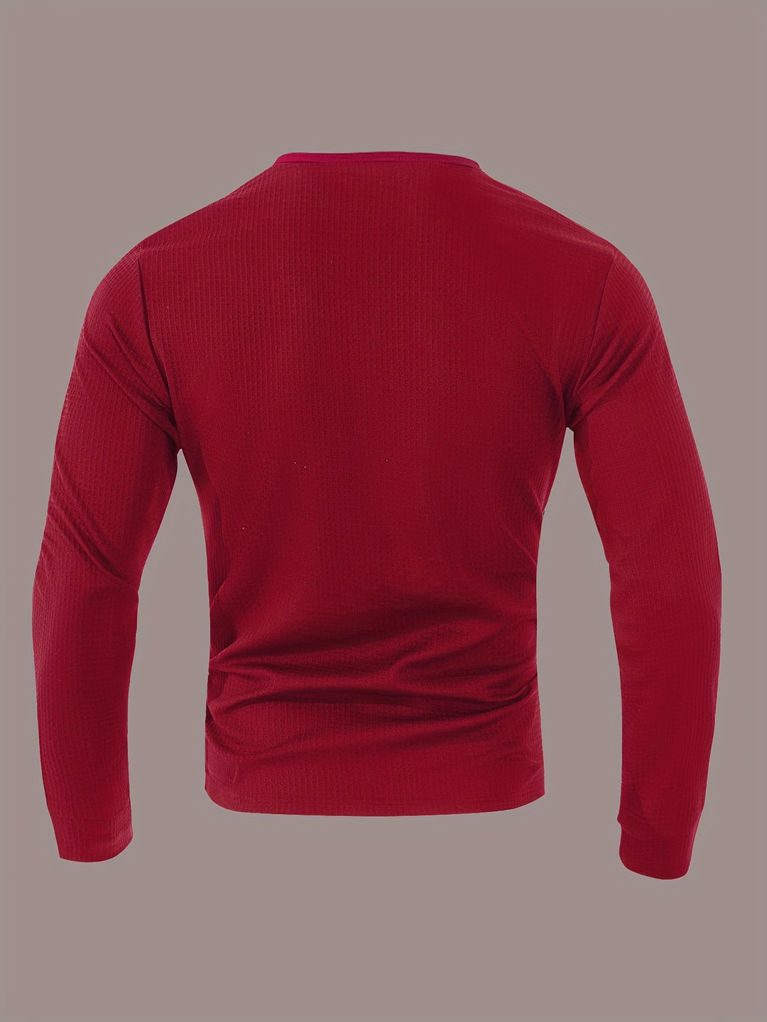 Bryce | Textured Contrast Henley Shirt