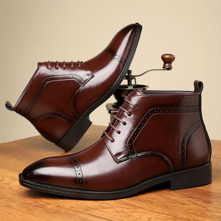 Harlan | Cap-Toe Ankle Boots