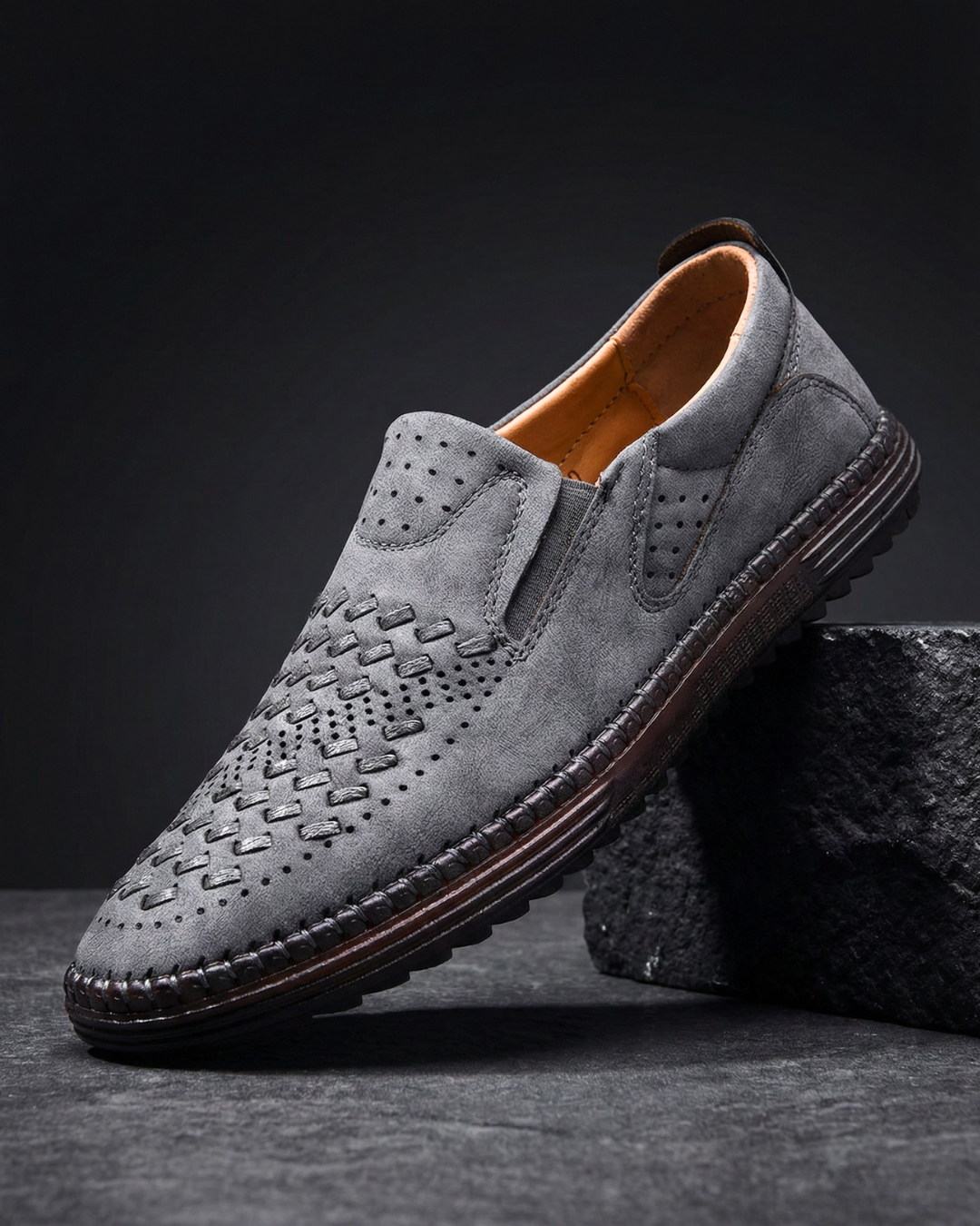 Oliver | Woven Slip-On Loafers