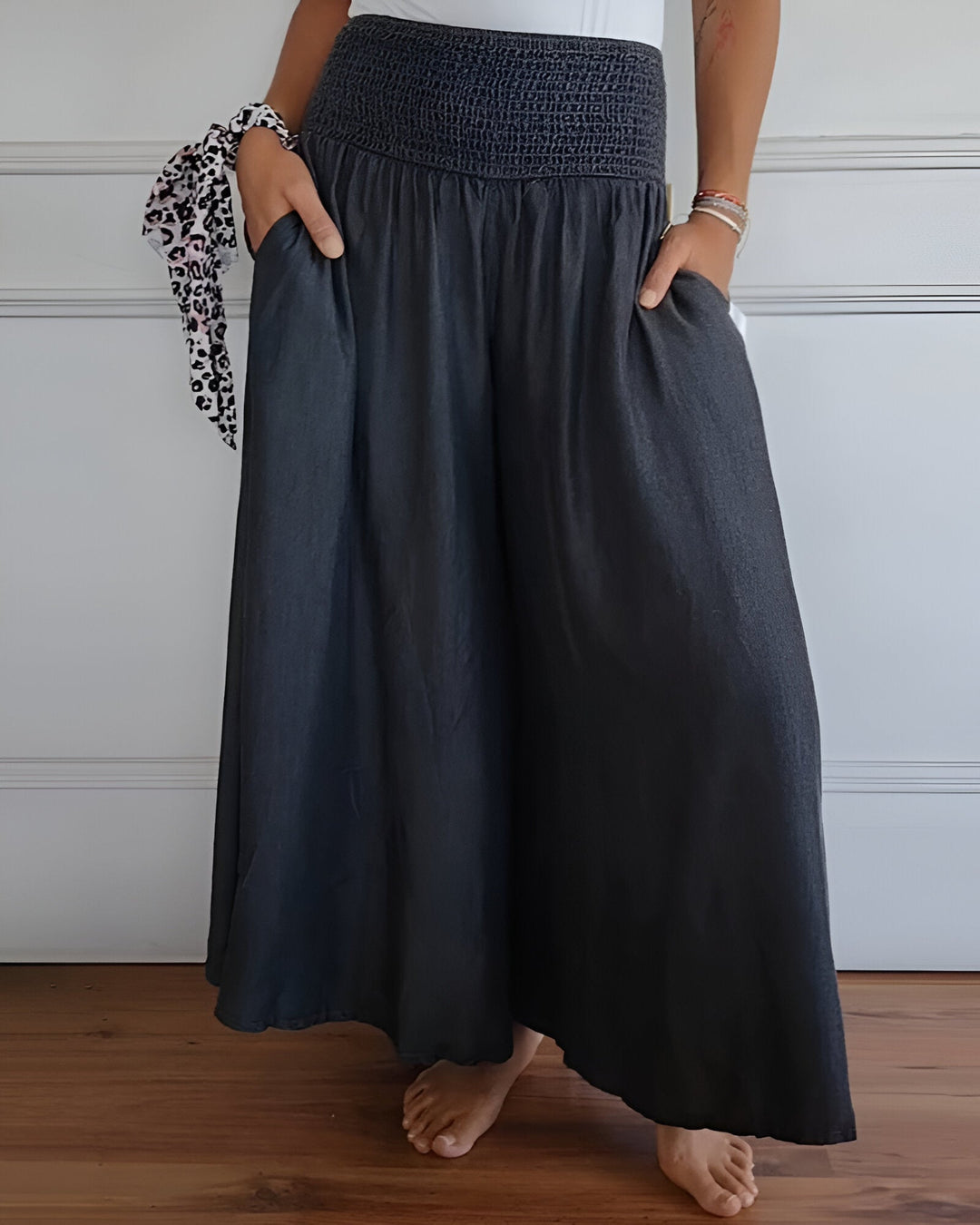 Marlene | Flowing Wide-Leg Trousers