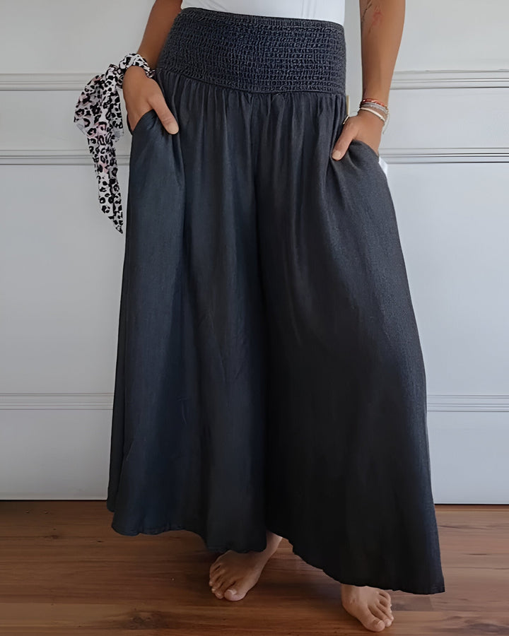 Marlene | Flowing Wide-Leg Trousers