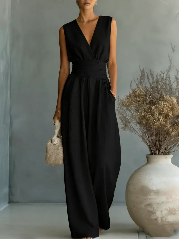 Adrienne | Elegant Wide-Leg Jumpsuit