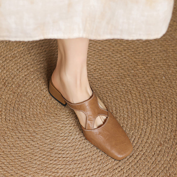 Wynne | Elegant Block-Heel Mules