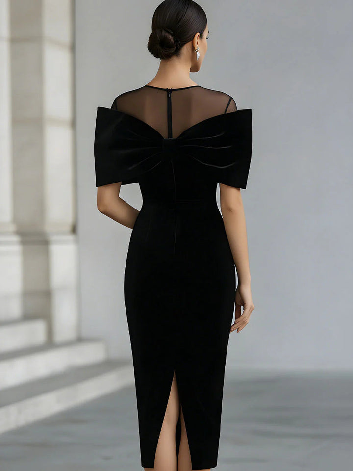 Rosaline | Statement Bow Midi Dress
