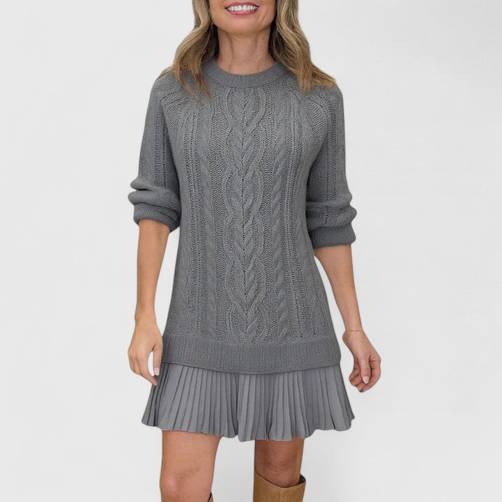 Aubrey | Cable-Knit Sweater Dress