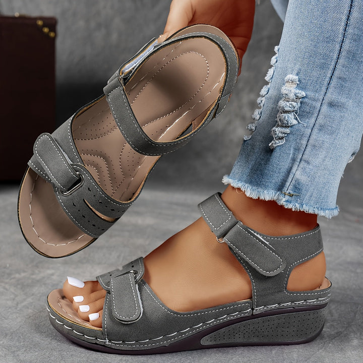 Maisie | Cushioned Wedge Sandals